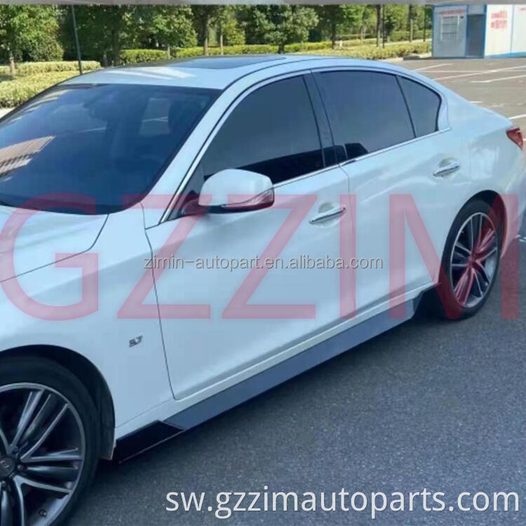 Plastiki nyuma nyuma bumper mwili vifaa vifaa vya mwili kwa infiniti q50 2018